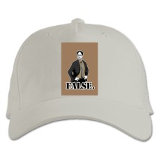 Бейсболка с принтом Офис Фолз Принт - белая