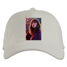 Baseball cap with Print Stranger Things Joyce Byers - white
