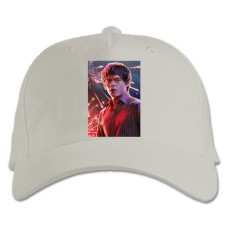Baseball cap with Print Stranger Things Jonathan Byers - white