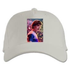 Baseball cap with Print Stranger Things Will Byers - white
