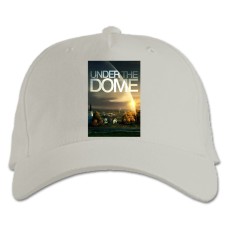 Baseball cap with Print Under The Dome Print - white
