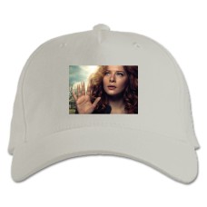 Baseball cap with Print Under The Dome Julia Shumway - white
