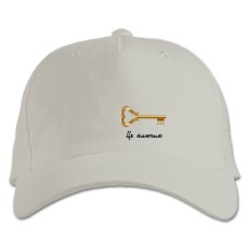 Baseball cap with Print Valentine's Day Key - white