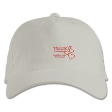 Baseball cap with Print Valentine's Day Father And Husband - white