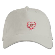 Baseball cap with Print Valentine's Day Love Of My Life - white