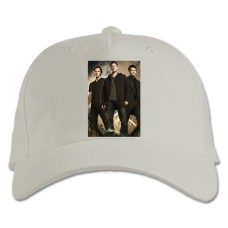 Baseball cap with Print Supernatural Heroes - white