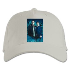 Baseball cap with Print Supernatural Brothers Print - white