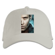 Baseball cap with Print Supernatural Dean Winchester Print - white