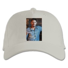 Baseball cap with Print Supernatural Dean Print - white