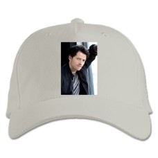 Baseball cap with Print Supernatural Castiel - white