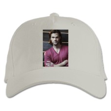 Baseball cap with Print Supernatural Sam - white