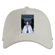 Baseball cap with Print Supernatural Castiel Angel Hero - white