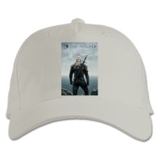 Baseball cap with Print The Witcher Print 2 - white