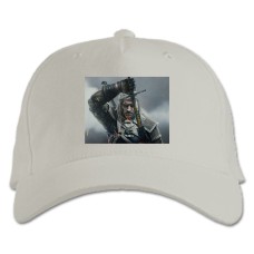 Baseball cap with Print The Witcher Hero - white