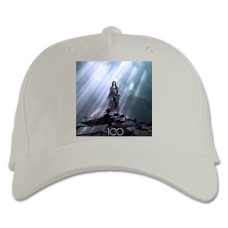 Baseball cap with Print The 100 Hero Print - white