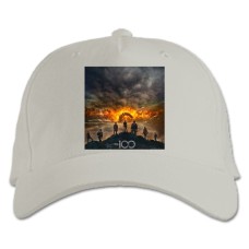 Baseball cap with Print The 100 Print Theme - white