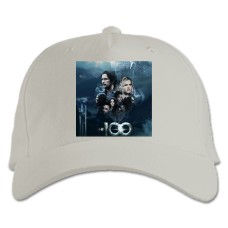 Baseball cap with Print The 100 Heroes Print - white