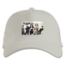 Бейсболка с принтом Сплетница Девушка Герои - белая