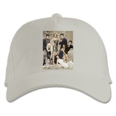 Бейсболка с принтом Сплетница Девушка Герои Принт - белая