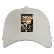 Бейсболка с принтом Сплетница Девушка Главные Герои - белая