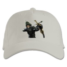 Baseball cap with Print Arrow Hero Print - white