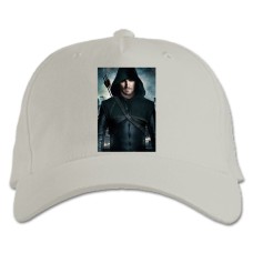 Baseball cap with Print Arrow Hero Theme - white