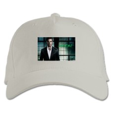 Baseball cap with Print Arrow Print - white