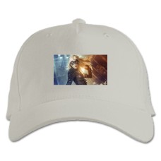 Baseball cap with Print Arrow Girl Hero - white
