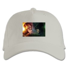 Baseball cap with Print Arrow Superheroes - white