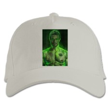 Baseball cap with Print Arrow Green Print - white
