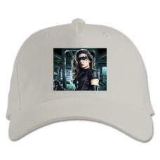 Baseball cap with Print Arrow Hero Girl - white