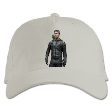 Baseball cap with Print Arrow Theme Strong Hero - white
