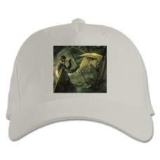 Baseball cap with Print Titans Cute Hero - white