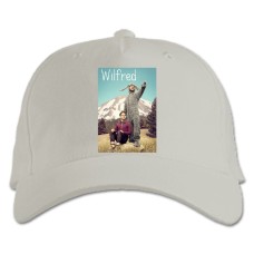 Baseball cap with Print Wilfred Heroes - white
