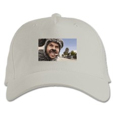 Baseball cap with Print Wilfred Hero Print - white