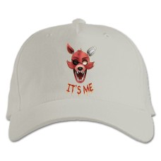 Бейсболка с принтом Пять Ночей У Фредди Это Я - белая