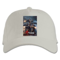 Baseball cap with Print Gears Of War Heroes - white