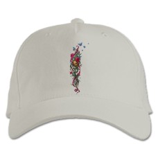 Бейсболка с принтом Странная ЖИзнь Тату Издание - белая