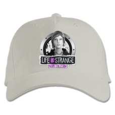 Бейсболка с принтом Странная ЖИзнь Герой Логотип - белая