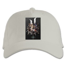 Бейсболка с принтом Линейдж Герои Принт - белая