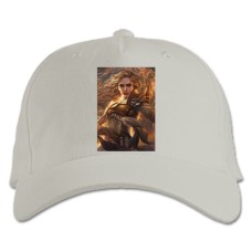 Бейсболка с принтом Мтг Героиня Девушка - белая
