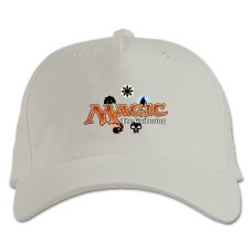 Бейсболка с принтом Мтг Логотип Принт - белая