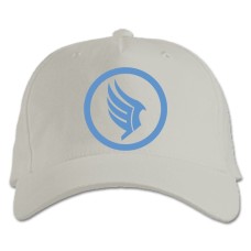 Бейсболка с принтом Масс Эффект Логотип - белая