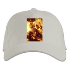 Бейсболка с принтом Метро Тематика - белая