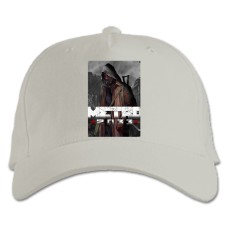 Бейсболка с принтом Метро 2033 Принт - белая