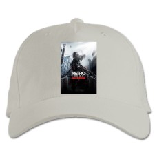 Бейсболка с принтом Метро 2033 Редюкс - белая