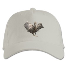 Бейсболка с принтом Монстер Хантер: Мир Создание - белая