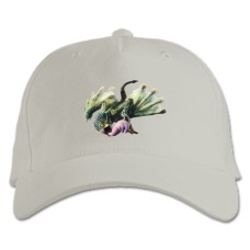 Бейсболка с принтом Монстер Хантер: Мир Принт - белая