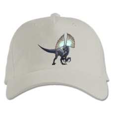 Бейсболка с принтом Монстер Хантер: Мир Принт Создание - белая