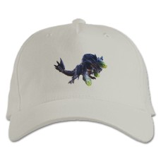 Бейсболка с принтом Монстер Хантер: Мир Прикольная Создание - белая